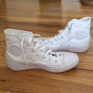 White High-Top Sneakers